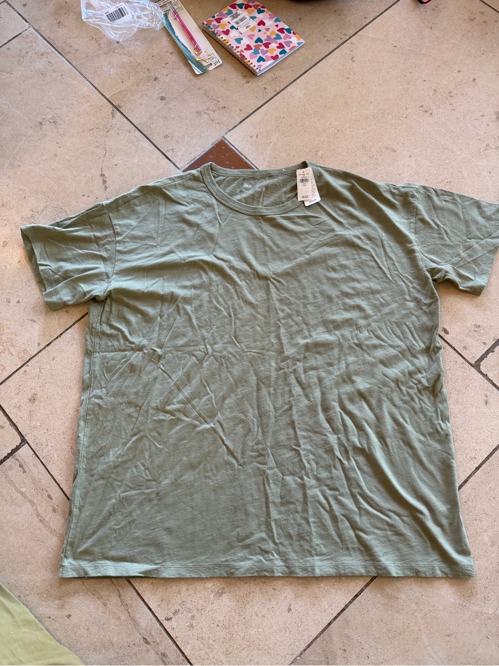 aerie Short Sleeve Crew Tee - Sage Green